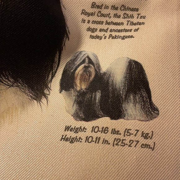 Shihtzu dog tote & wooden sign - Picture 7 of 13